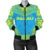 Bomber Jacket Palau Flag Polynesian Chief - Bn10 Bomber Jacket