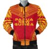 Bomber Jacket Papua New Guinea Flag Polynesian Chief - Bn10 Bomber Jacket