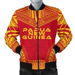 Bomber Jacket Papua New Guinea Flag Polynesian Chief - Bn10 Bomber Jacket