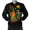 Bomber Jacket Papua New Guinea Polynesian - Legend of Papua New Guinea (Reggae) - BN15 Bomber Jacket