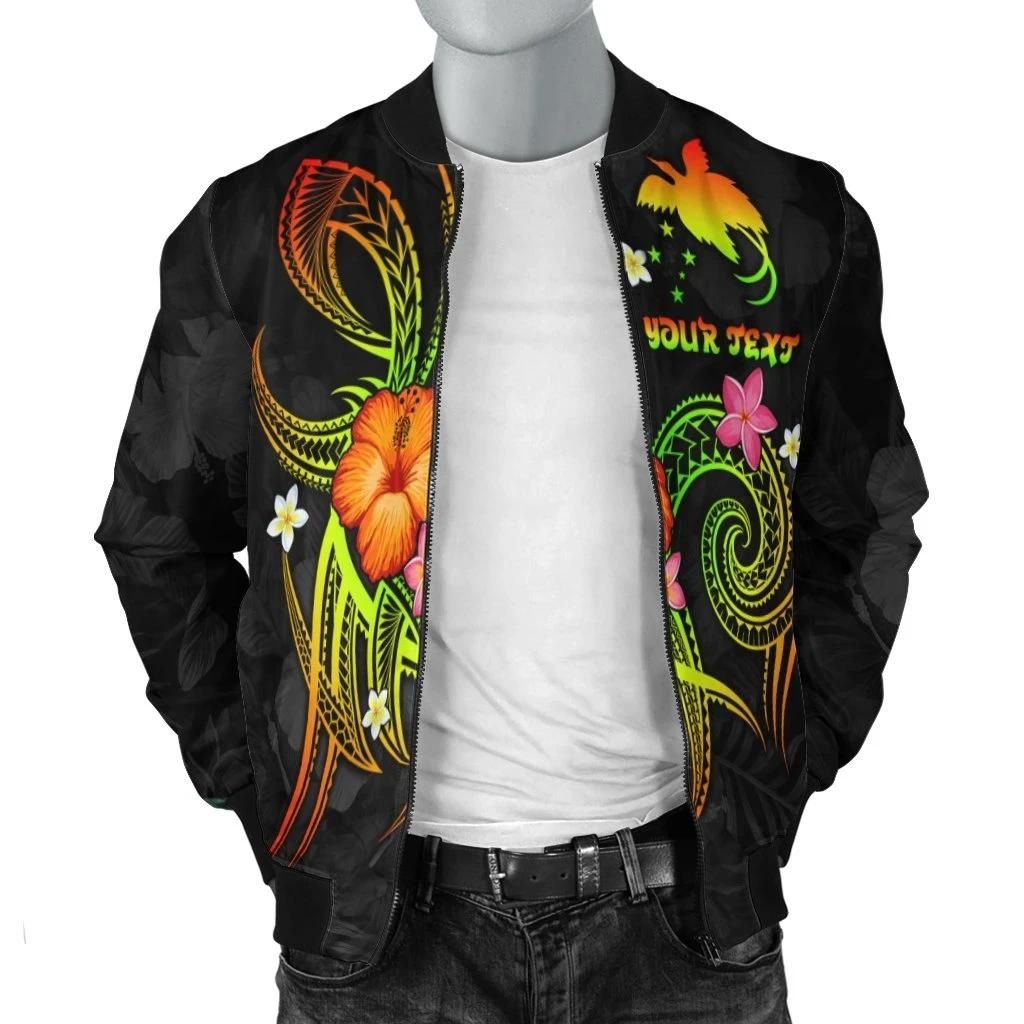 Bomber-Jacket-Papua-New-Guinea-Polynesian-Personalised-Legend-of-Papua-New-Guinea-Reggae-BN15-Bomber-Jacket-1