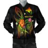 Bomber Jacket Papua New Guinea Polynesian Personalised - Legend of Papua New Guinea (Reggae) - BN15 Bomber Jacket