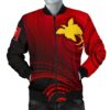 Bomber Jacket Papua New Guinea - Raggiana Bird of Paradise Polynesian Patterns - BN18 Bomber Jacket
