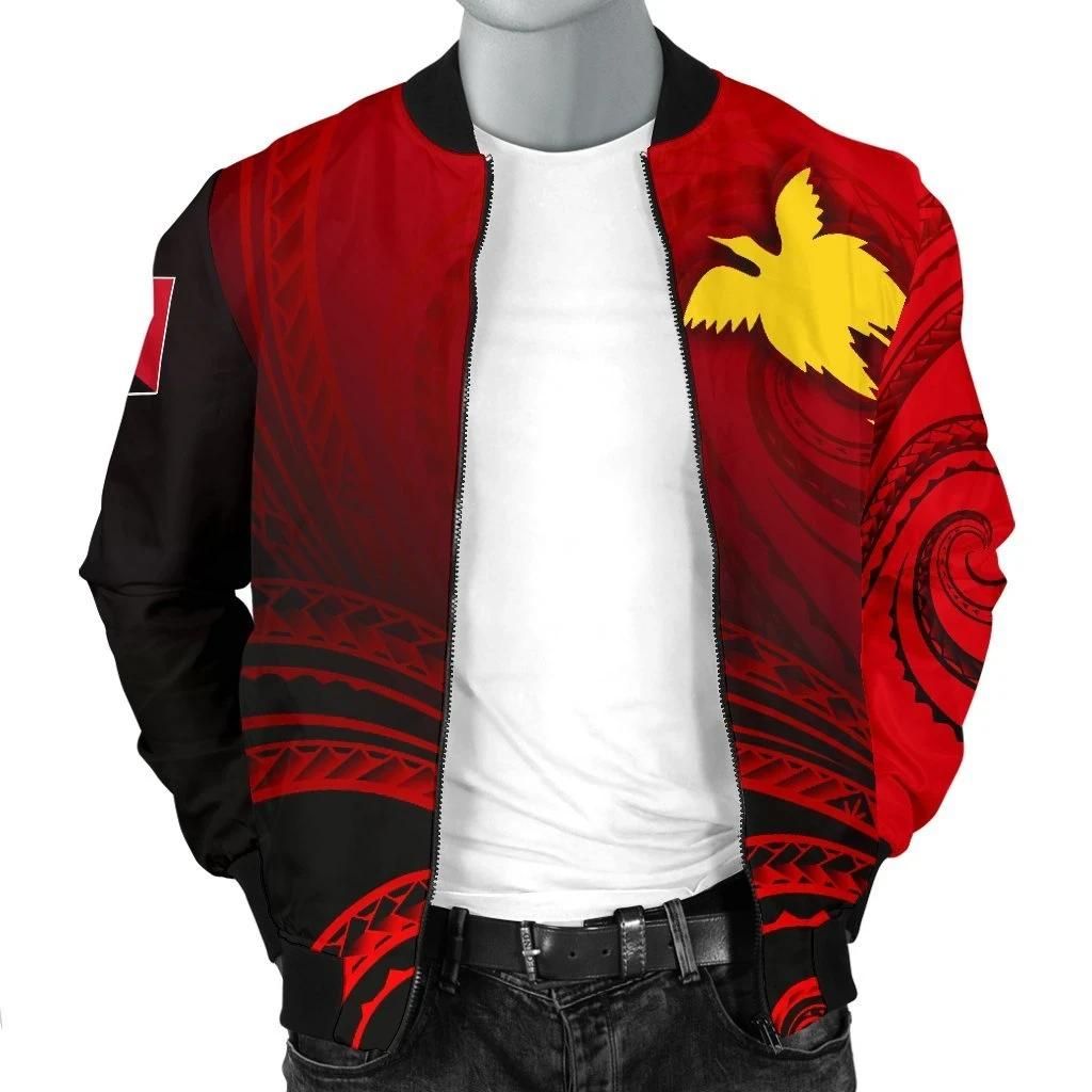 Bomber-Jacket-Papua-New-Guinea-Raggiana-Bird-of-Paradise-Polynesian-Patterns-BN18-Bomber-Jacket-2