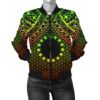 Bomber Jacket Polynesian Cook Islands Personalised - Reggae Vintage Polynesian Patterns - BN15 Bomber Jacket