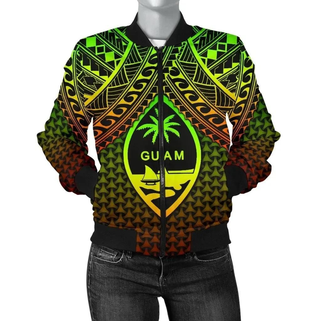 Bomber Jacket Polynesian Guam Personalised - Reggae Vintage Polynesian Patterns - BN15 Bomber Jacket Bomber Jacket Polynesian Guam Personalised - Reggae Vintage Polynesian Patterns - BN15 Bomber Jacket