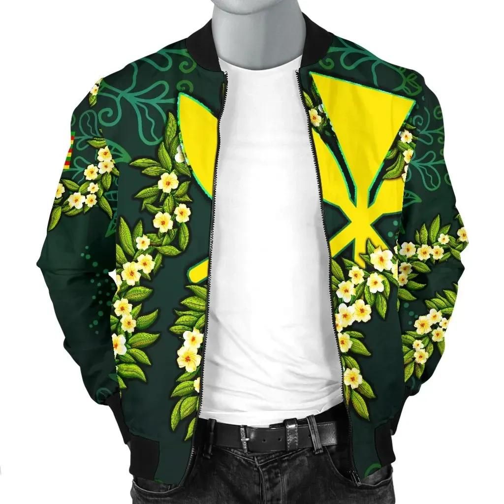 Bomber-Jacket-Polynesian-Hawaii-Ti-Leaf-Lei-Turtle-BN11-Bomber-Jacket-2
