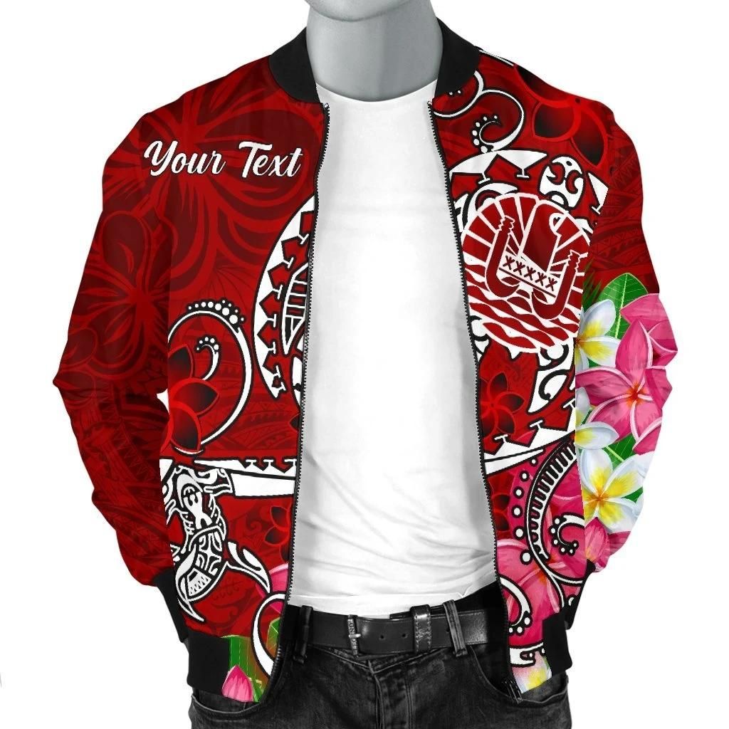 Bomber-Jacket-Tahiti-Custom-Personalised-Turtle-Plumeria-Red-BN18-Bomber-Jacket-2