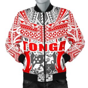 Bomber Jacket Tonga Kingdom of Tonga White Ver J0 Bomber Jacket