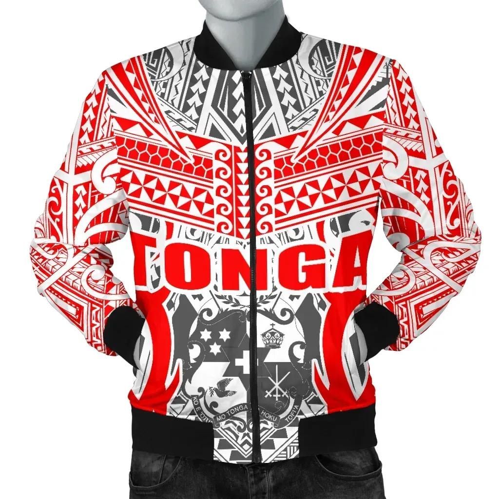 Bomber Jacket Tonga Kingdom of Tonga White Ver J0 Bomber Jacket Bomber Jacket Tonga Kingdom of Tonga White Ver J0 Bomber Jacket