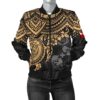 Bomber Jacket Tonga Polynesian - Golden Turtle - BN15 Bomber Jacket