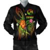 Bomber Jacket Tonga Polynesian - Legend of Tonga (Raggae) - BN15