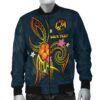Bomber Jacket Tonga Polynesian Personalised - Legend of Tonga (Blue) - BN15 Bomber Jacket