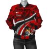 Bomber Jacket Tonga Polynesian Shark Tattoo K4 Bomber Jacket