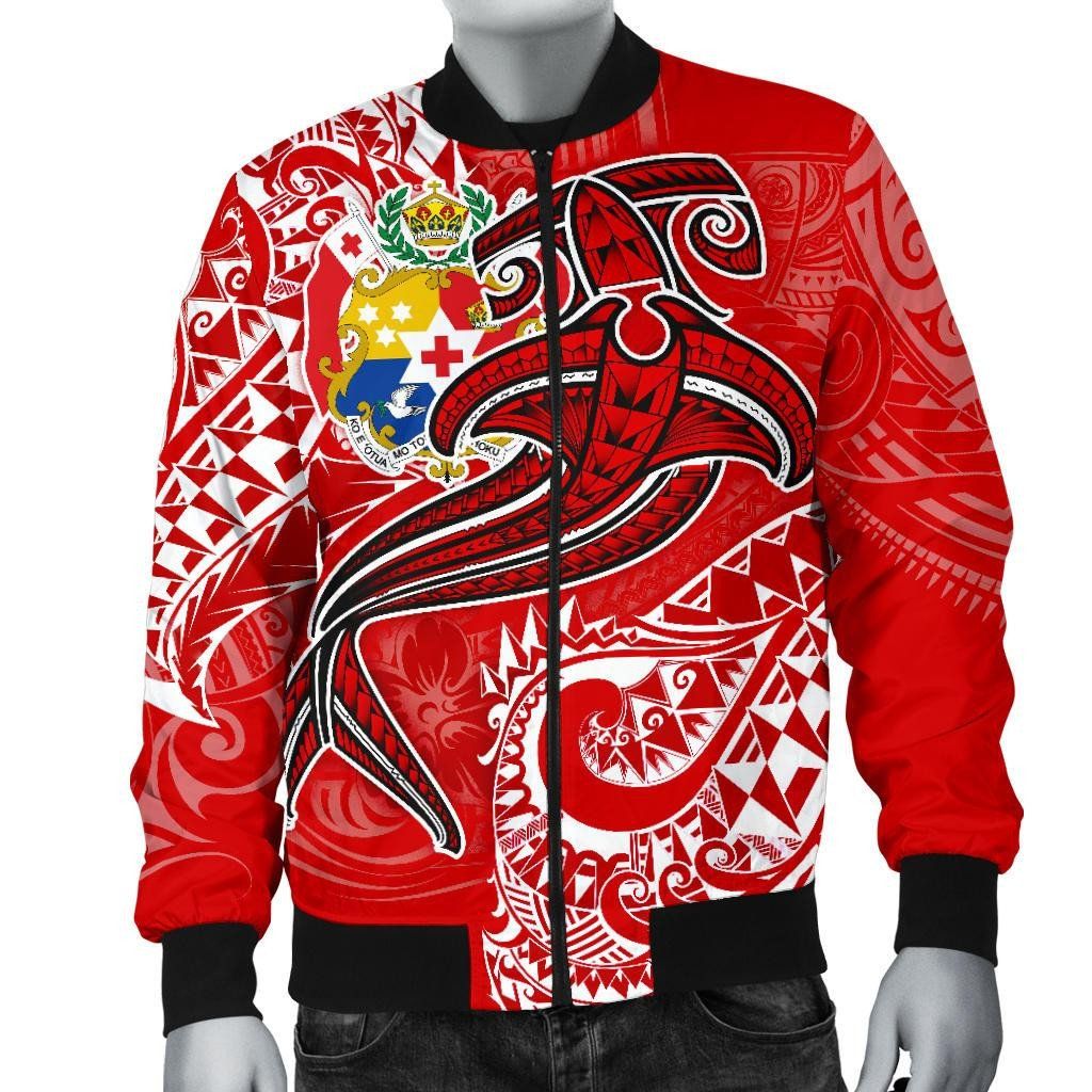 Bomber-Jacket-Tonga-Red-Shark-Polynesian-Tattoo-BN18-1