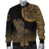 Bomber Jacket - Triskele Raven Celtic A31 Bomber Jacket
