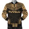 Bomber Jacket Tuvalu Polynesian Chief - Gold Version - Bn10 Bomber Jacket