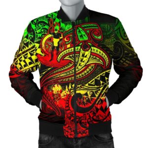 Bomber Jacket Vanuatu - Reggae Shark Tattoo - BN18 Bomber Jacket