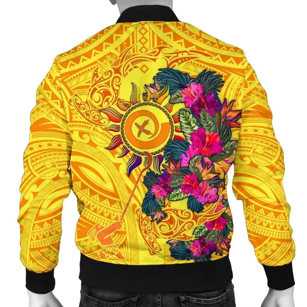 Bomber-Jacket-Vanuatu-Vanuatu-Symbols-With-Hibiscus-BN17-Bomber-Jacket-1