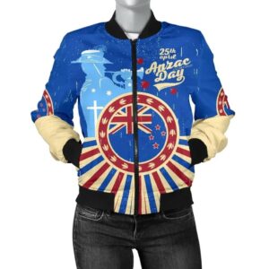 Bomber Jacket Vintage Style - Happy New Zealand Anzac Day A25 Bomber Jacket