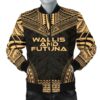 Bomber Jacket Wallis And Futuna Polynesian Chief - Gold Version - Bn10 Bomber Jacket