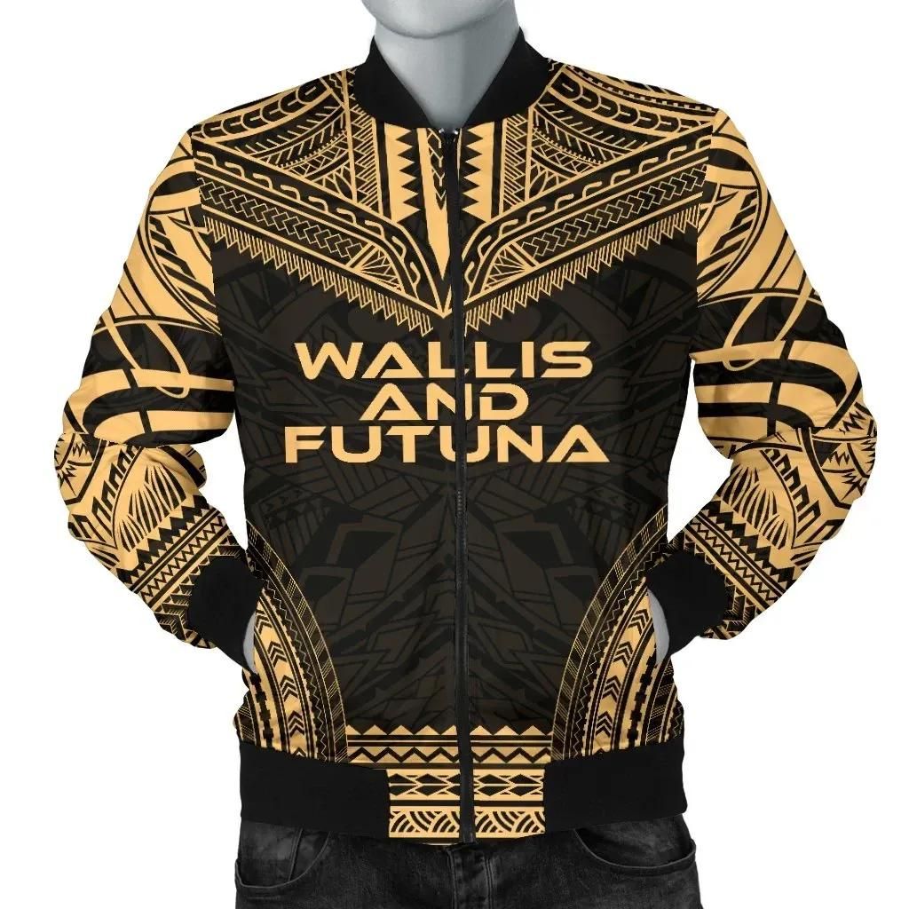 Bomber Jacket Wallis And Futuna Polynesian Chief - Gold Version - Bn10 Bomber Jacket Bomber Jacket Wallis And Futuna Polynesian Chief - Gold Version - Bn10 Bomber Jacket
