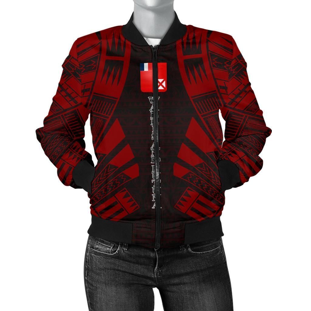 Bomber Jacket Wallis And Futuna Polynesian Tattoo Red - BN0110 Bomber Jacket Bomber Jacket Wallis And Futuna Polynesian Tattoo Red - BN0110 Bomber Jacket