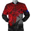 Bomber Jacket Wallis and Futuna Polynesian - Red Turtle - BN1518 Bomber Jacket