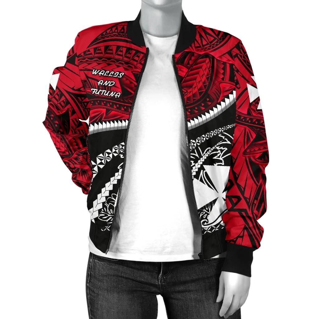 Bomber-Jacket-Wallis-and-Futuna-Tapa-Polynesian-Shark-Tattoo-K4-Bomber-Jacket-2