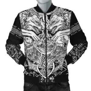 Bomber Jacket - Wolf And Raven Special A21 Bomber Jacket