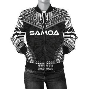 Bomber Jacketamoa Polynesian Chief - Black Version - Bn10 Bomber Jacket