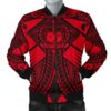 Bomber Jacketamoa Polynesian - Samoa Red Seal with Polynesian Tattoo - BN18 Bomber Jacket
