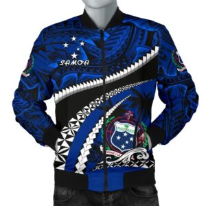 Bomber Jacketamoa Polynesian Shark Tattoo K4 Bomber Jacket