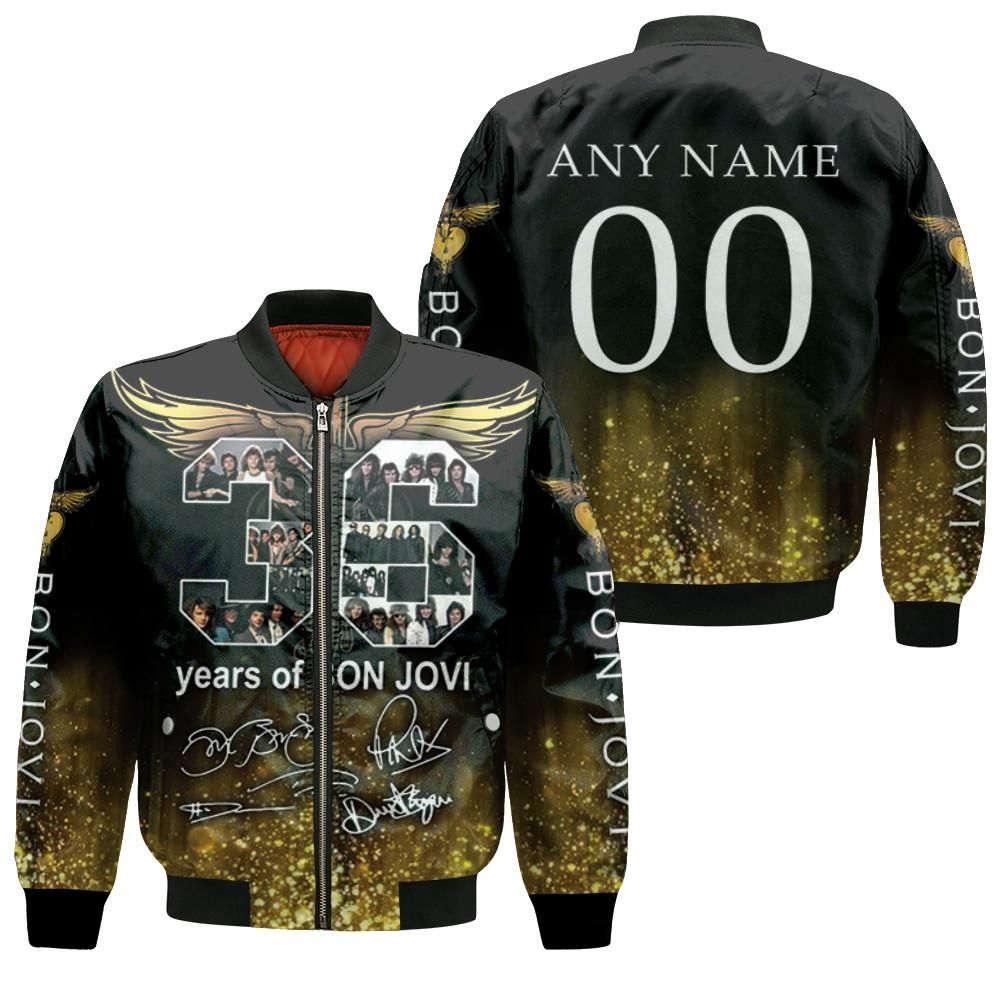 Bon Jovi 36 Years Of Bon Jovi Special Signatures 3D Designed Allover Gift With Custom Name Number For Bon Jovi Fans.jpg Bomber Jacket Bon Jovi 36 Years Of Bon Jovi Special Signatures 3D Designed Allover Gift With Custom Name Number For Bon Jovi Fans.jpg Bomber Jacket