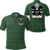 Bonvile (of Glamorgan) Wales Polo Shirt - Welsh National Tartan A7