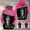 Border Collie Alone Together 3D Full Printing Hoodie And Polo Shirt