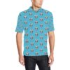 Boston Terrier Pattern Print Design 01 Men Polo Shirt