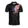 Bowling American Flag 3D All Over Printed Polo Shirt