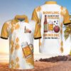 Bowling And Beer Drinker Polo Shirt