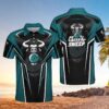 Bowling Bull Clean Sweep Turquoise Black Polo Shirt