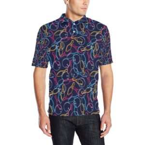 Bowling Pattern Print Design 07 Men Polo Shirt