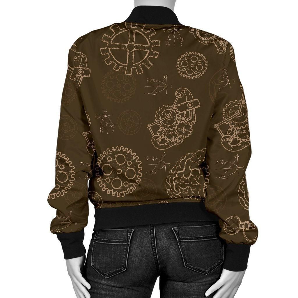 Brain-Thinking-Pattern-Print-Women-Casual-Bomber-Jacket-2