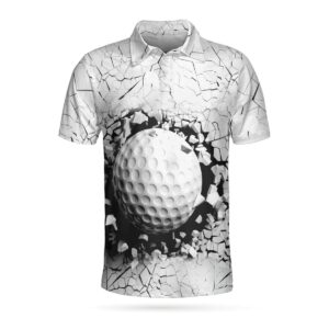 Break The Limit With Golf Ball Polo Shirt #H