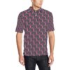 Breast Cancer Awareness Pattern Men Polo Shirt