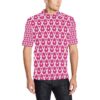 Breast Cancer Pattern Print Design 05 Men Polo Shirt