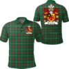 Brereley or Brierley Wales Polo Shirt - Welsh National Tartan A7