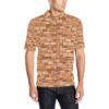 Brick Pattern Print Design 01 Men Polo Shirt