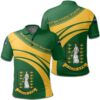 British Virgin Islands Coat Of Arms Polo Shirt Cricket Style J5W