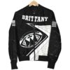 Brittany Rugby Men's Bomber Jacket - Celtic Bretagne Rugby Ball - BN22 Bomber Jacket