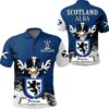 Brocas or Brokkas Scottish Family Crest Scotland Special Polo Shirt - Golf Shirt A7